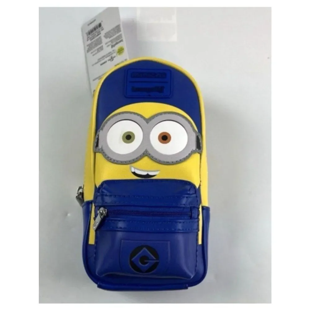 Loungefly Despicable Me Minions Cosplay Mini Pencil Bag Bananas NWT